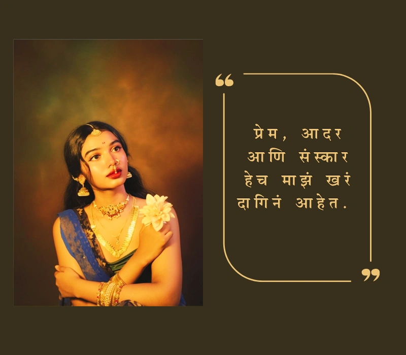 saree pic marathi mulgi caption for instagram
