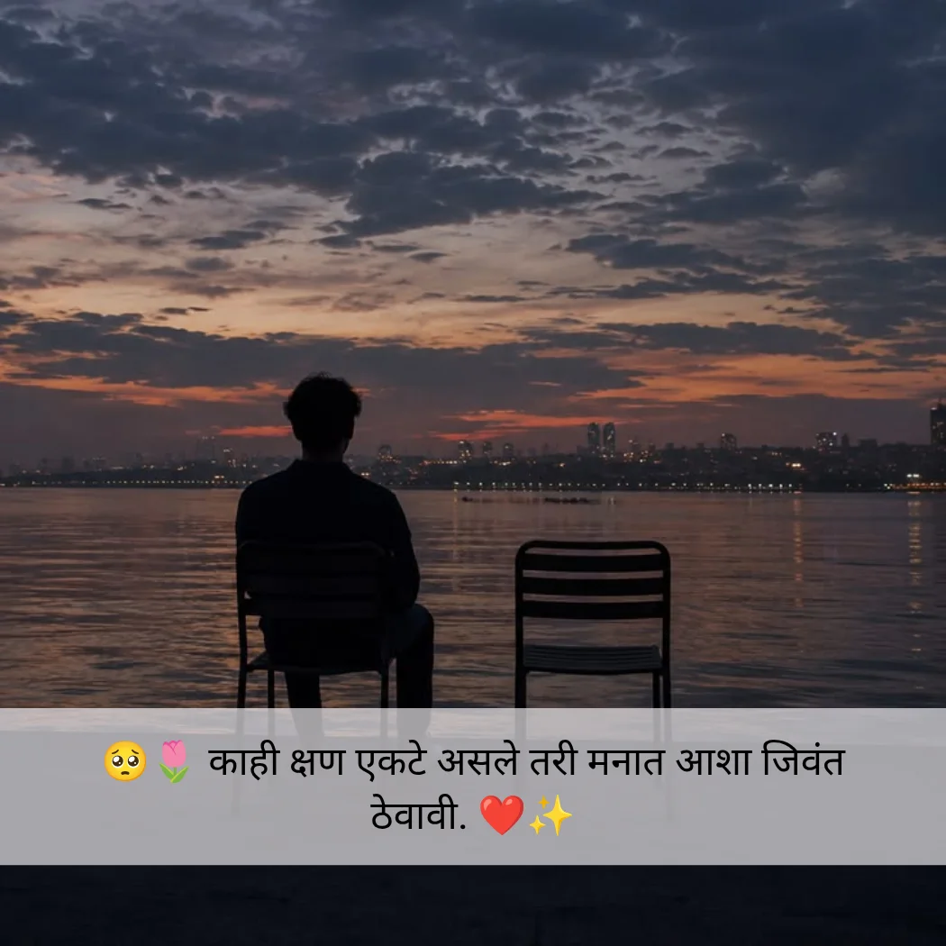 Heart Touching Alone Quotes In Marathi