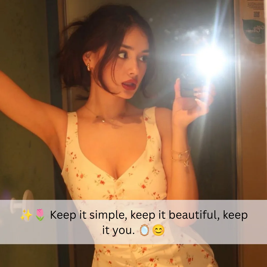 Aesthetic Mirror Selfie Quotes