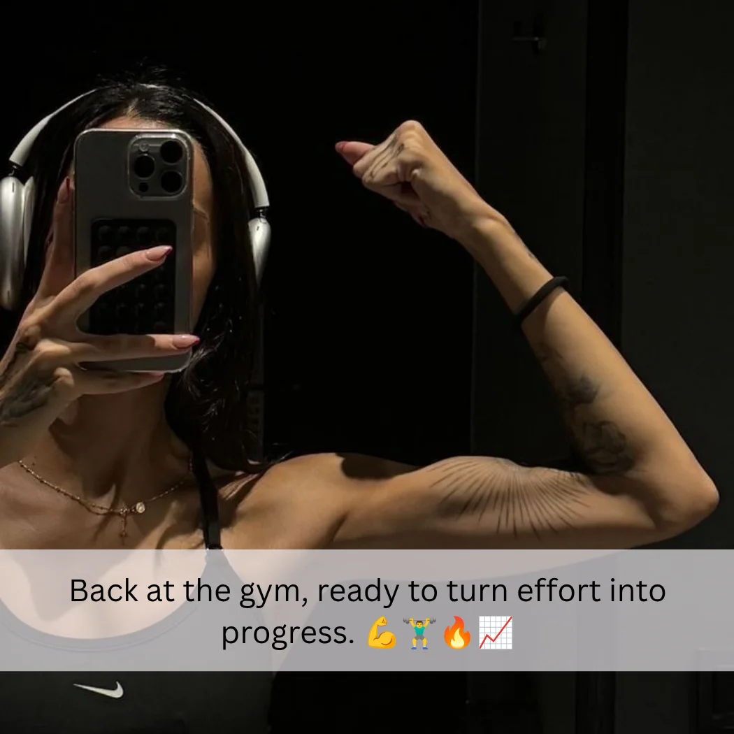 Back To Gym Captions For Instagram