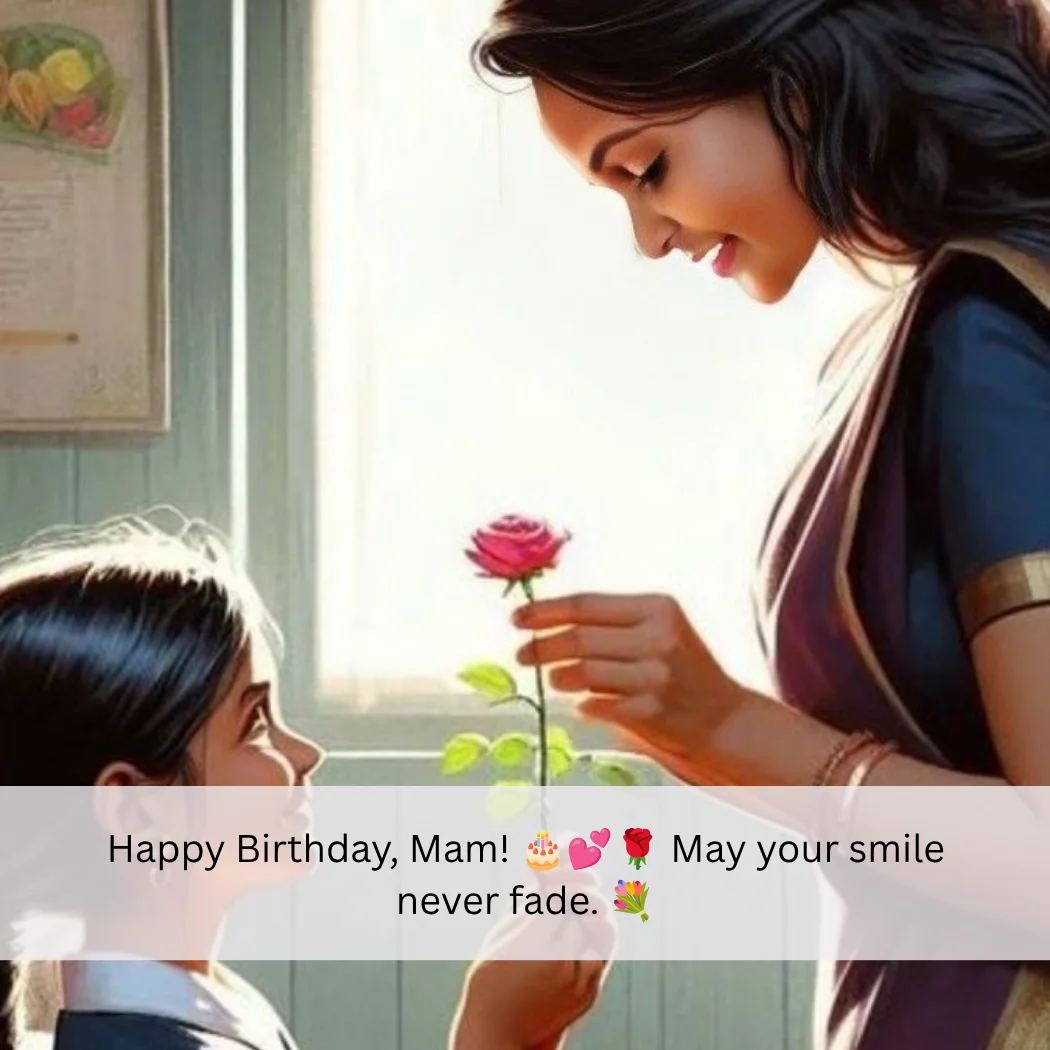 Birthday Wishes For Mam From Student