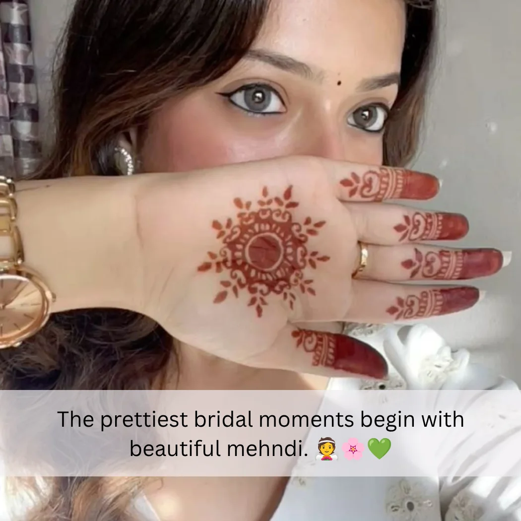 Happiness Mehndi Captions For Instagram
