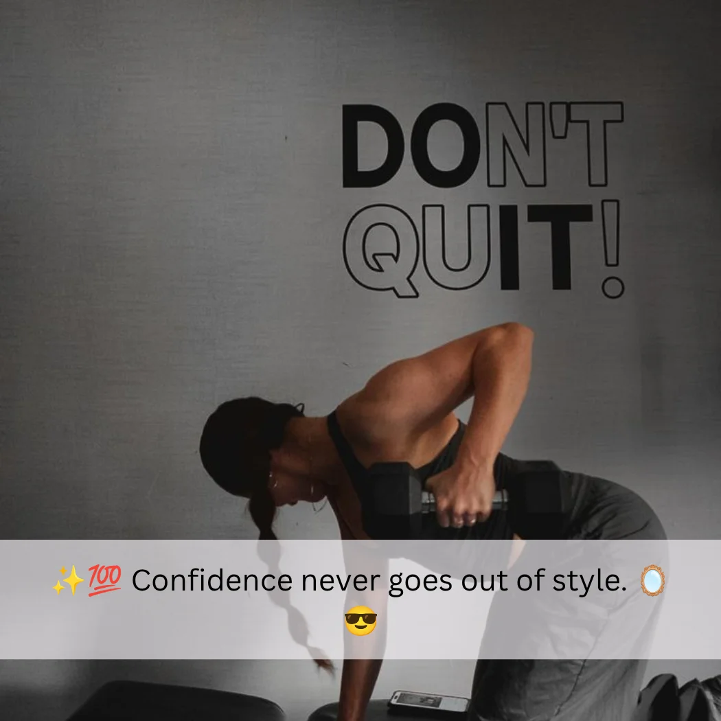 One Word Gym Captions For Instagram